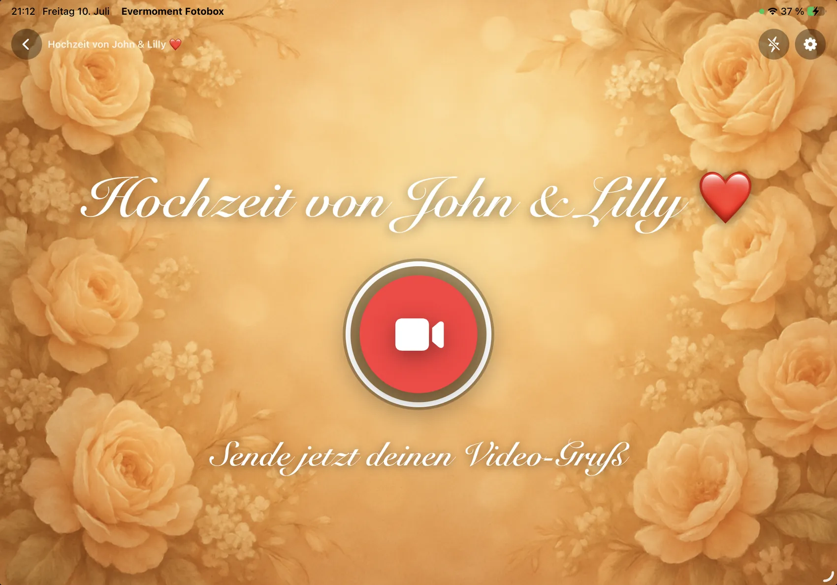 Evermoment Fotobox – Video-Only-Modus