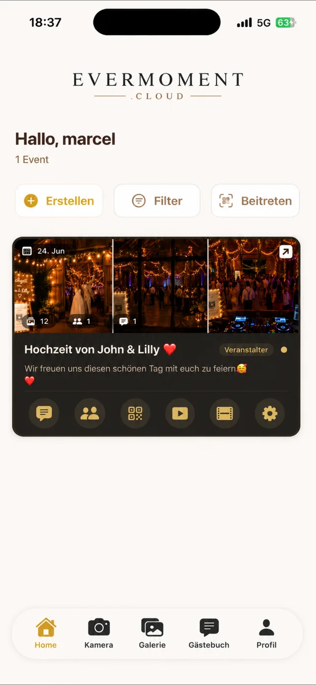 Evermoment – Startseite